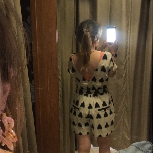 IKAT Handwoven Romper - Picture 2 of 4